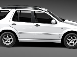Mercedes-Benz M-class W163 1997-2005 Modelo 3D