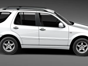 Mercedes-Benz Clase M W163 1997-2005 Modelo 3D