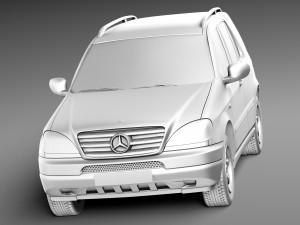 Mercedes-Benz M-class W163 1997-2005 Modelo 3D
