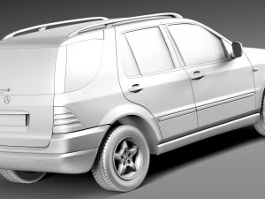 Mercedes-Benz Clase M W163 1997-2005 Modelo 3D