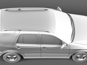 Mercedes-Benz M-class W163 1997-2005 Modelo 3D