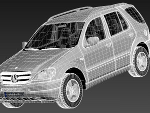 Mercedes-Benz M-class W163 1997-2005 Modelo 3D