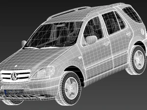 Mercedes-Benz Clase M W163 1997-2005 Modelo 3D