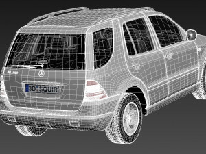 Mercedes-Benz M-class W163 1997-2005 Modelo 3D