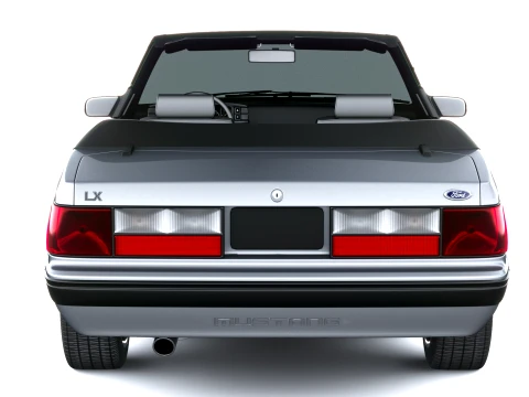 Mustang Convertible 1987-1993 3D Model