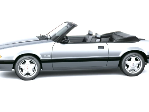 Mustang Convertible 1987-1993 3D Model