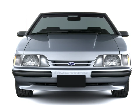 Mustang Convertible 1987-1993 3D Model