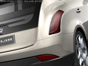 Lancia Delta 2009 midpoly 3D Model