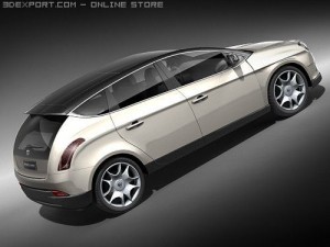Lancia Delta 2009 midpoly 3D Model