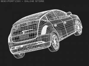 Lancia Delta 2009 midpoly 3D Model