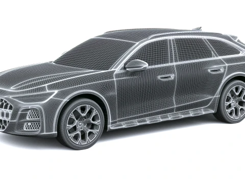 アウディ A6 オールロード 2027 3Dモデル