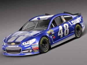 Chevrolet SS Nascar 2013 3D Model