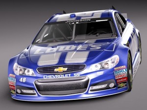 Chevrolet SS Nascar 2013 3D Model