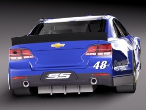 Chevrolet SS Nascar 2013 3D Model