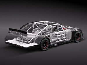 Chevrolet SS Nascar 2013 3D Model