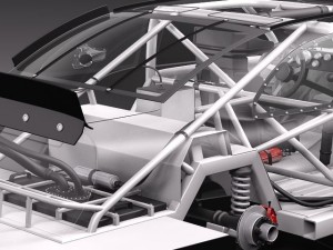 Chevrolet SS Nascar 2013 3D Model