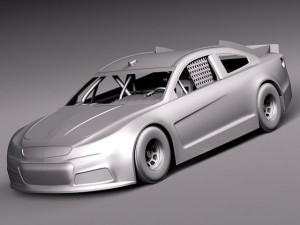Chevrolet SS Nascar 2013 3D Model