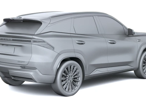Geely Galaxy M7 2027 3D Model