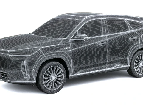 Geely Galaxy M7 2027 3D Model