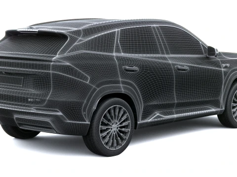 Geely Galaxy M7 2027 3D Model