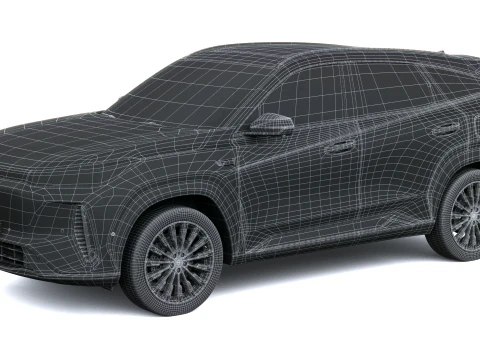 Geely Galaxy M7 2027 3D Model