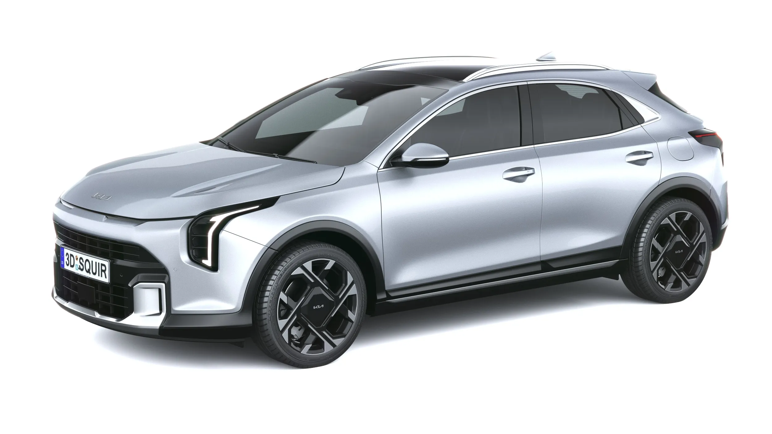 Kia XCeed 2027 3D Model .c4d .max .obj .3ds .fbx .stl .blend 