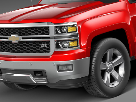 Chevrolet Silverado 1500 crew cab 2013 3D-Modell