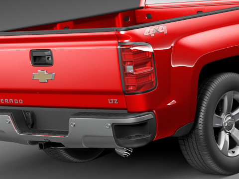 Chevrolet Silverado 1500 crew cab 2013 3D-Modell