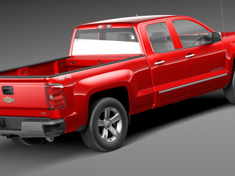 Chevrolet Silverado 1500 crew cab 2013 3D-Modell