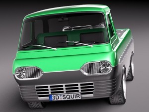 E100 Econoline 1961-1967 free sample model Modelo 3D