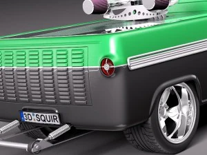 E100 Econoline 1961-1967 free sample model 3D Model