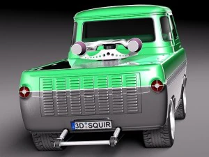 E100 Econoline 1961-1967 free sample model 3D Model