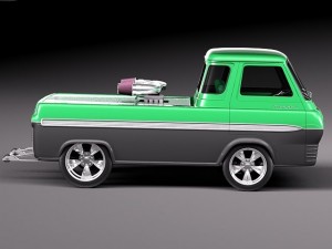 E100 Econoline 1961-1967 free sample model Modelo 3D