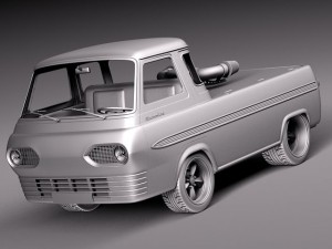E100 Econoline 1961-1967 free sample model Modelo 3D