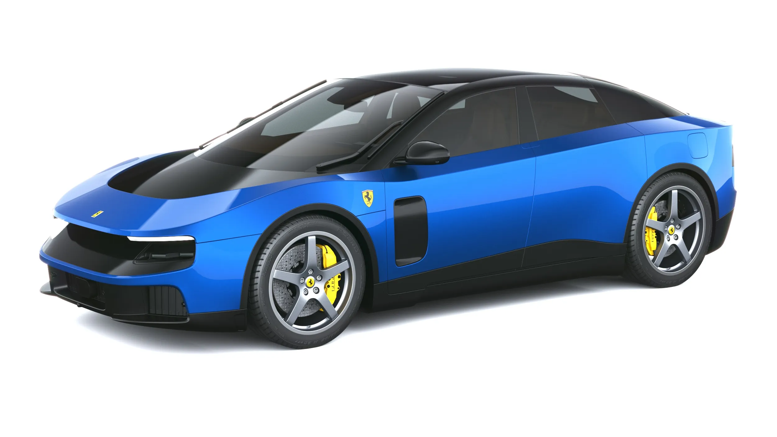 Ferrari Luce 2027 3D Model .c4d .max .obj .3ds .fbx .stl .blend