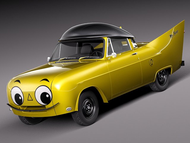 Mr Beep Free Sample Model Modello 3D .c4d .max .obj .3ds .fbx .stl .blend 