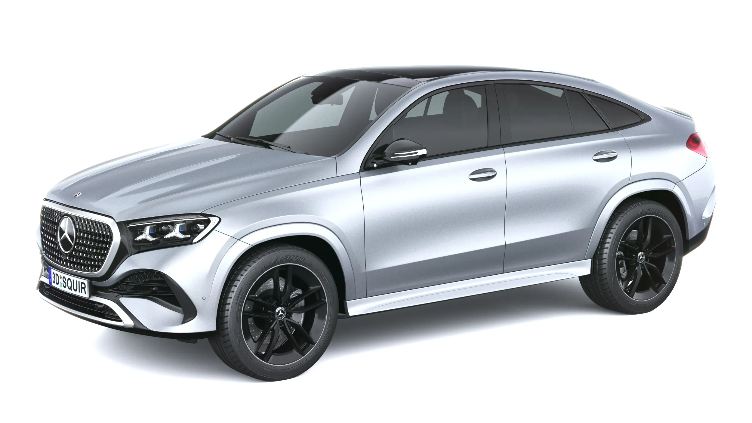 Mercedes-Benz GLE AMG-Line Coupe 2027 3D Model .c4d .max .obj .3ds .fbx .stl .blend 