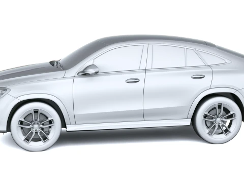 Mercedes-Benz GLE AMG-Line Coupe 2027 3D Model