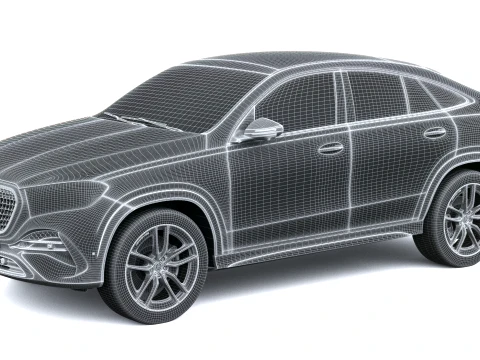 Mercedes-Benz GLE AMG-Line Coupe 2027 3D Model