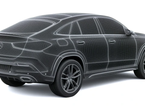 Mercedes-Benz GLE AMG-Line Coupe 2027 3D Model