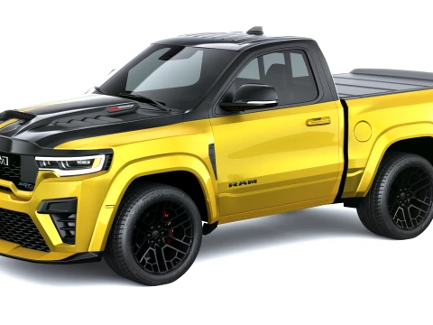 Ram 1500 Rumble Bee SRT Short Cab 2027 3D Modell