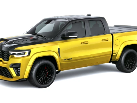 Ram 1500 Rumble Bee SRT Quad Cab 2027 3D Modell