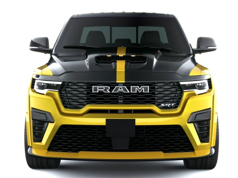 Ram 1500 Rumble Bee SRT Quad Cab 2027 3D Model