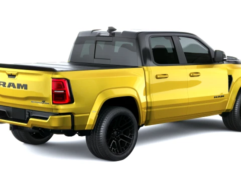 Ram 1500 Rumble Bee SRT Quad Cab 2027 3D Model