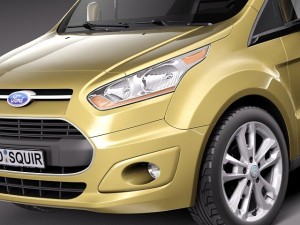 Transit Connect Wagon 2014 3D Model