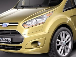 Transit Connect Wagon 2014 3D Model
