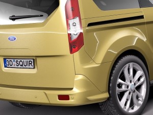 Transit Connect Wagon 2014 3D Model