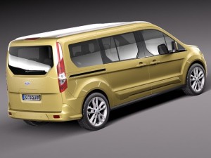 Transit Connect Wagon 2014 3D Model