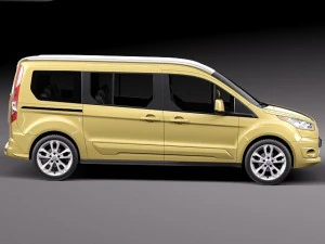 Transit Connect Wagon 2014 3D Model