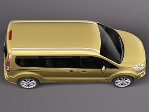 Transit Connect Wagon 2014 3D Model
